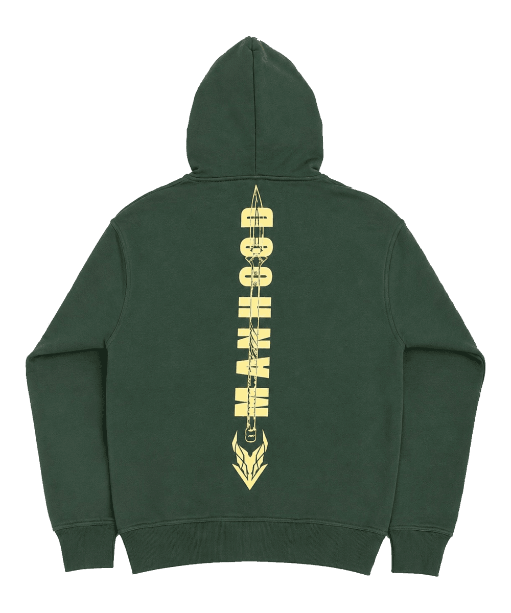 Conquer hoodie, back print